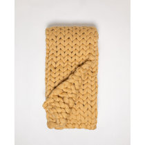 Chunky knit blanket online wayfair